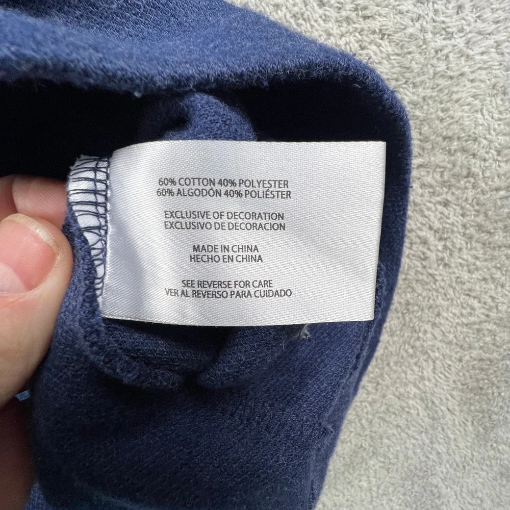 Banana Republic Sweater Mens‎ XL Blue Crewneck Cotton Blend Casual Basic Elegant